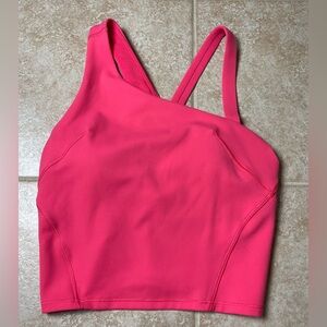 Lululemon Everlux Asymmetrical Tennis Tank Top Lip Gloss Size 4
